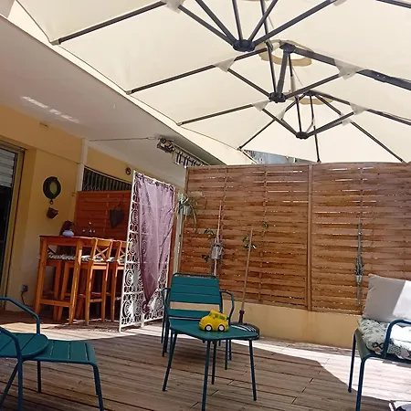 Nice- Gairaut - Jardin Prive- Grand F1 Lumineux-piscine Collective